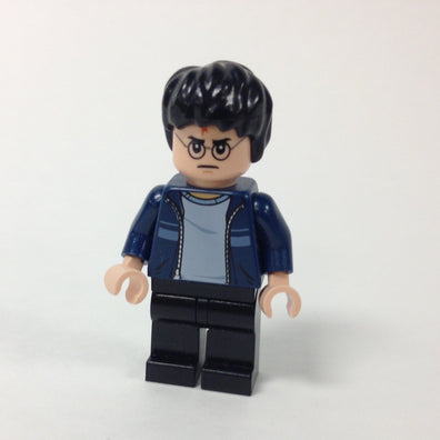 Harry Potter, Dark Blue Open Jacket with Stripe, Black Legs